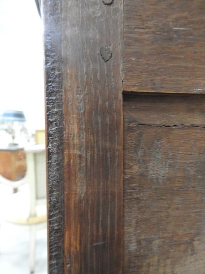 null 
Rare SECRETARY with height of support, in mahogany and mahogany veneer, opening...