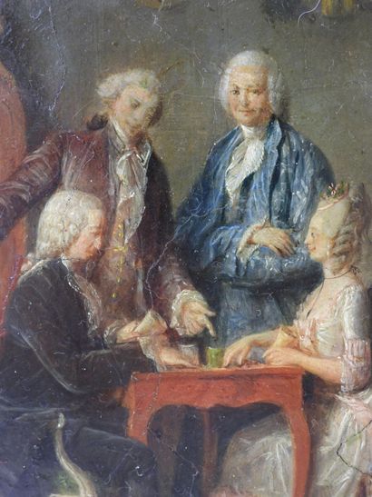 null Ecole FRANCAISE vers 1780, entourage de Sigmund Freudenberg (Berne, 1745-1801)...