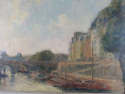 null Albert LEBOURG (1849 - 1928)

Paris, the Pont neuf and the small arm of the...