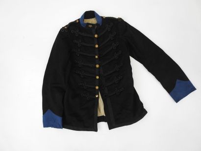 null FRANCE. Dolman modèle 1872 de musicien de prytanée militaire en drap bleu foncé,...