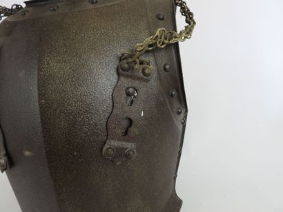 null FRANCE. Cuirasse de cuirassier de la Garde impériale modèle 1855 en acier, plastron...