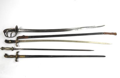 null MISCELLANEOUS. Lot consisting of: German sword with Blücher guard without scabbard...