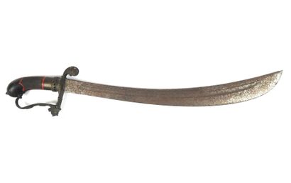 null ASIAN WEAPONS. INDONESIA. Small curved-blade Parang Nabur sword from Kalimantan...