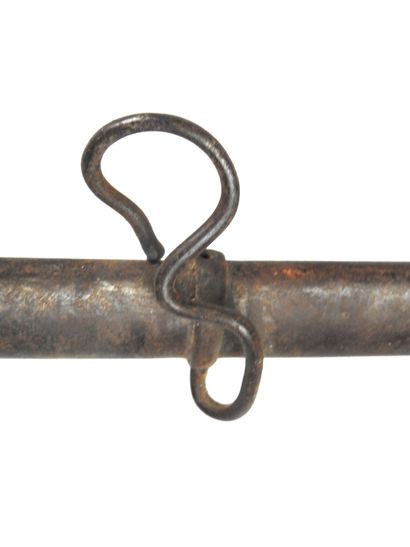 null PAYS-BAS. Sabre de cavalerie modèle 1845 à monture en acier, poignée en galuchat,...