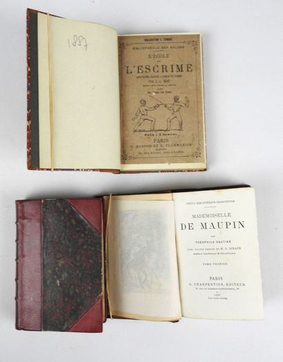 null GAUTIER (Théophile). Mademoiselle de Maupin. Paris, Charpentier, 1882. In-24,...