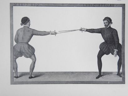 null LOVINO (G., of Milan). Treaty of fencing dedicated to king Henri III. Reduced...