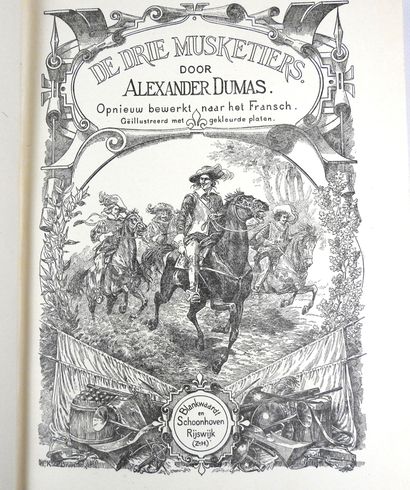 null DUMAS (Alexandre), "Die drie musketiers", Rijswijk, , in folio, 199 pp., belle...