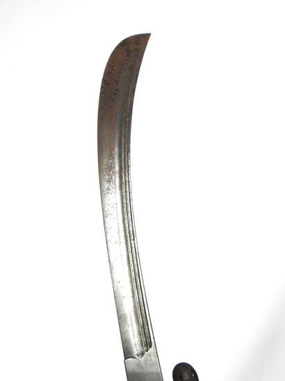 null ASIAN WEAPONS. INDONESIA. Small curved-blade Parang Nabur sword from Kalimantan...