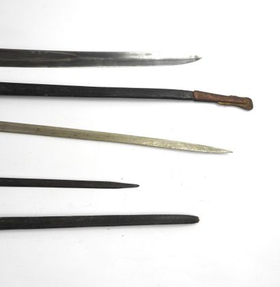 null MISCELLANEOUS. Lot consisting of: German sword with Blücher guard without scabbard...