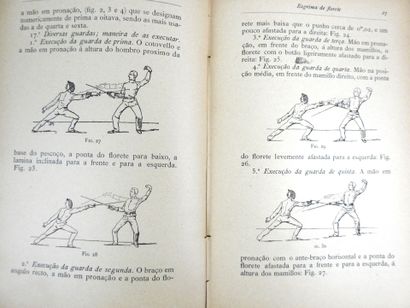 null MARTINS (Pinto), "Manual de escrima", Lisboa, 1895, in 8°, 142 pp, Ex libris...