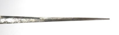 null SCOTTISH FENCING. Scottish training sword called "Broadsword" with iron mounting,...