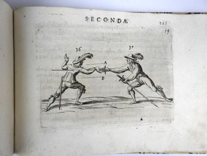 null ALFIERI. " L'arte Di Ben Maneggiare La Spada": Padoue, S. Sardi, 1653. 2 parties...