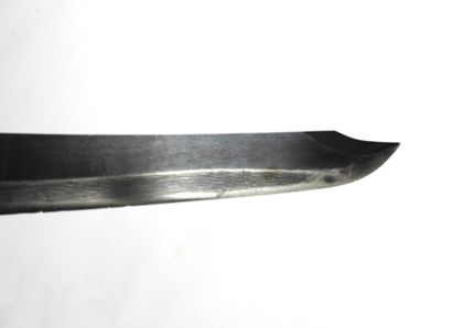 null NETHERLANDS. Navy short sword "Klewang" model 1940 with iron frame, blackened...