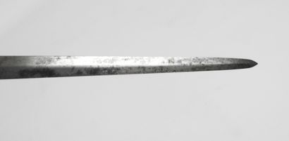 null FRANCE. French style" infantry officer sword, single-edged guard with gilded...