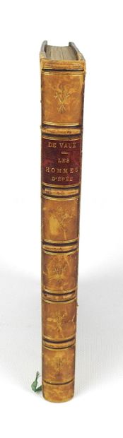 null VAUX (Baron de). "Les homme d'épées", Paris, Rouveyre, 1882. In-8, demi veau...