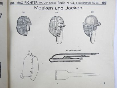 null CATALOGUES of MANUFACTURERS. Lot of 5 fascicles, Matthias Müller, Leipzig, Max...