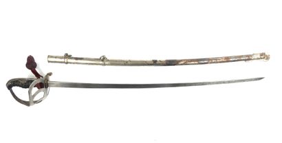 null NETHERLANDS. Panoply sword of the type 1876 for the cavalry, with steel frame,...