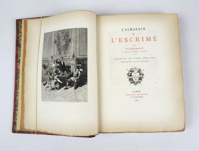 null VIGEANT. L'Almanach de l'Escrime. Illustrations de Frederic Régamey. Paris,...