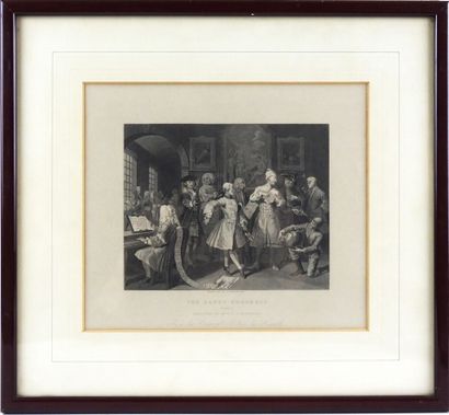 null ENGRAVINGS. Meeting of 3 various engravings, scenes of fencing in the salons...