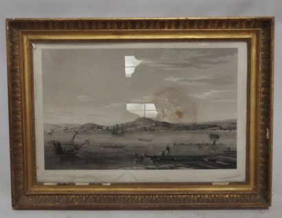 null 
Early 19th century FRENCH SCHOOL after Auguste MELLING : Landscapes. Pair of...