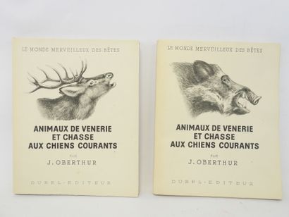 J. OBERTHUR: Animaux de vénerie et chasse...