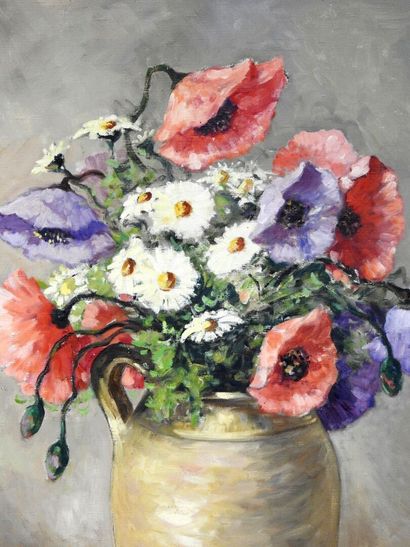 null Jean Charles MILLET (1892-1944)

Nature morte au bouquet de fleurs.

Huile sur...