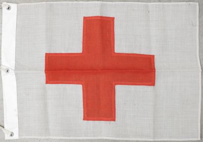 DRAPEAU de la Croix-Rouge, en polyester,...