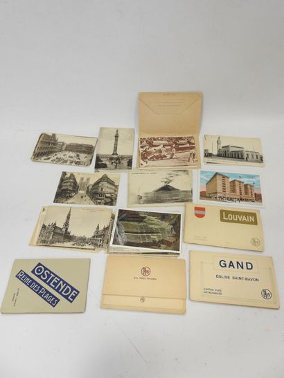 null LOT d'une quarantaine de cartes postales anciennes, Indochine, Mexique, Ostande,...