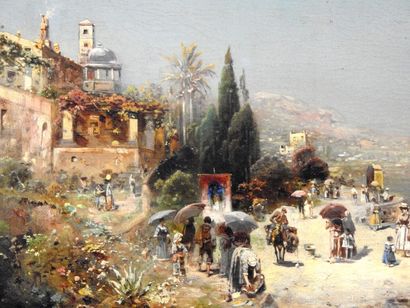 null Robert ALOTT (1850 - 1910)

Gulf of Palermo.

Oil on canvas. Signed lower right...