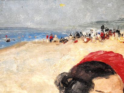 null 
Conrad Jean Théodore CONRAD-KICKERT (1882-1965)




Beach beauty.




Oil on...