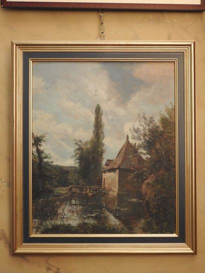 Vikke VAN DER BERCH (1876 - 1953): Landscape...