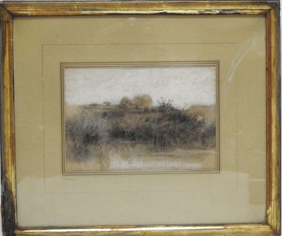 null Constant TROYON (1810-1865)

Meadow.

Charcoal, chalk.

Monogrammed lower left.

20.5...