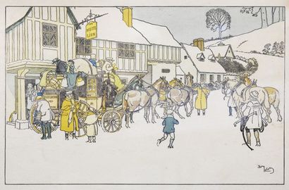 null Harry ELIOTT (1882-1959) after

The halt.

Pair of prints in colors.

30,5 x...