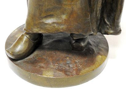 null Alfred BOUCHER (1850-1934)

La Faneuse

Epreuve en bronze à patine brune nuancée,...