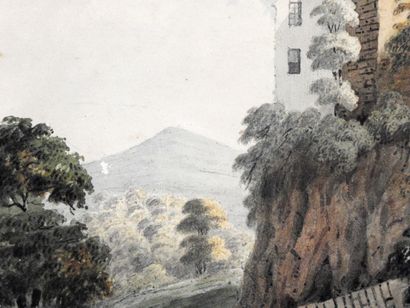 null John CRAWFORD YOUNG (1788-1859)

Moslin Castle near Edinburgh.

Aquarelle. Signée...
