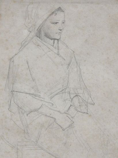 null Gustave JACQUET (1846-1909)

Study of a young peasant girl.

Graphite. Bears...