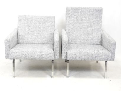 null Geoffrey HARCOURT (born 1935): Two armchairs that can form a pair, model 461,...