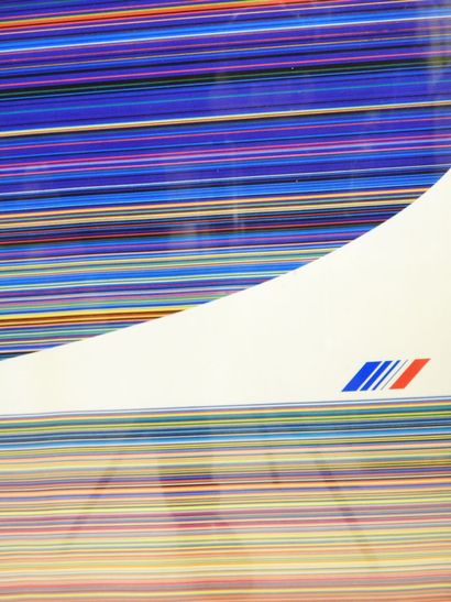 null Raymond MORETTI (1931-2005) d'après : Air France 1933-1983. Affiche réalisée...