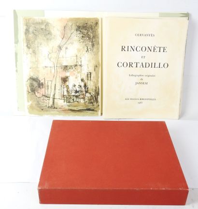 null [JANSEM] - CERVANTES: Rinconete and Cortadillo. Paris, les Francs Bibliophiles,...
