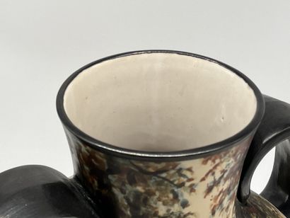 null CIBOURE - Rodolphe FISCHER period (circa 1950) : 

Important stoneware vase...