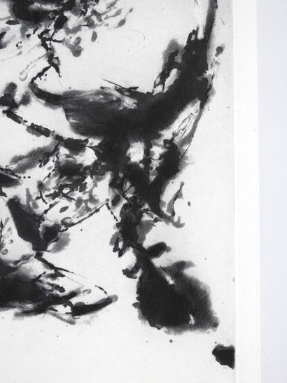null Zao WOU-KI (1921-2013): Composition. Etching on paper. Justified 2/30. Countersigned...
