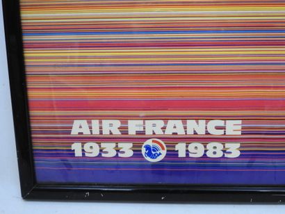 null Raymond MORETTI (1931-2005) d'après : Air France 1933-1983. Affiche réalisée...