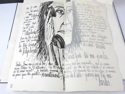 null BUFFET (Bernard) - COCTEAU (Jean) : La Voix humaine. Paris, Parenthèses, 1957....