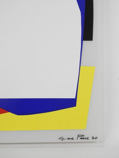 null Gina PANE (1939-1990)

Composition abstraite.

Sérigraphie en couleur sur plexiglas...