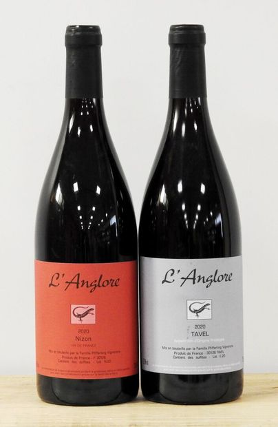 null 2 bouteilles
L'Anglore - Nizon - Famille Pfifferling - 2020.
L'Anglore - Tavel...