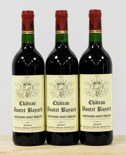 3 bouteilles
Château Pontet Bayard - 1998...