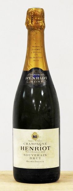 null 1 bouteille
Champagne Brut - Henriot.