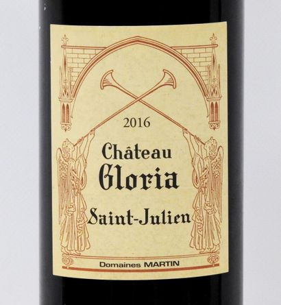 null 1 magnum
Château Gloria - Saint Julien - 2016
Usures à l'tiquette