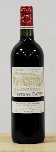 null 1 bouteille
Château Capet - Saint Emilion - 2010.