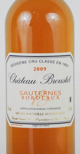null 1 bouteille
Château Broustet - Sauternes - 2009.